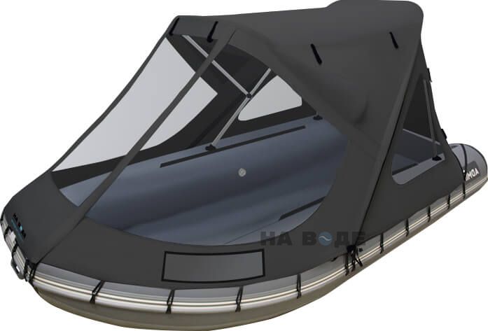 Тент трансформер на лодку Solar (Солар) Максима-420 К - фото 2