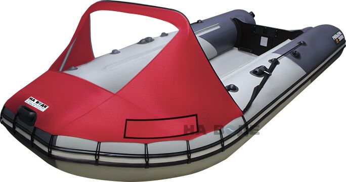 Тент носовой с окном на лодку Badger (Баджер) Sport Line 370 - фото 4