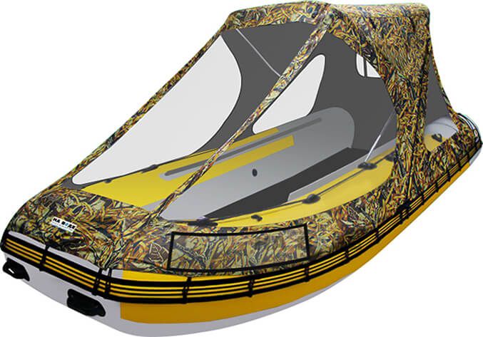 Тент трансформер на лодку Solar (Солар)-380 Jet Tunnel - фото 10