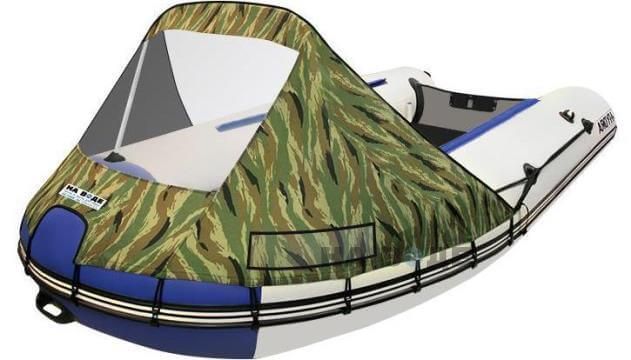 Тент носовой с окном на лодку Solar (Солар)-500 Jet Tunnel - фото 11