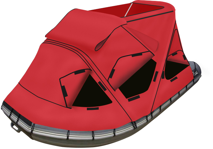 Тент Засидка Охотника на лодку Solar Максима-420 К комплектация Комби - фото 3